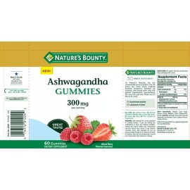 Nature’s Bounty ASHWAGANDHA 300 MG GUMMY 60 NATURE'S BOUNTY