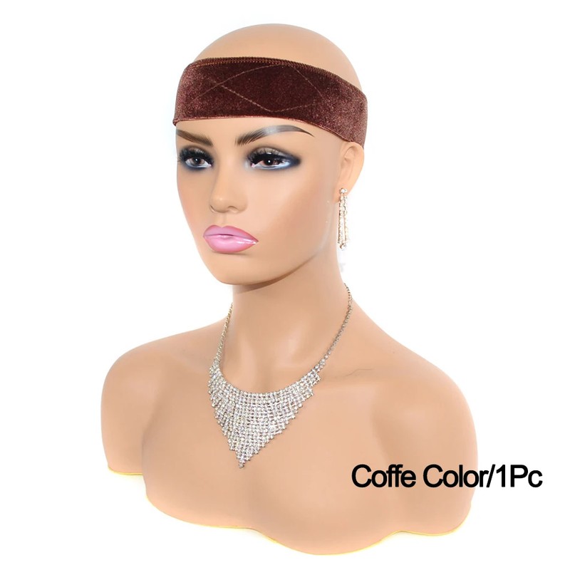 Velvet Wig Grip Headband for Secure Wig Wear – Adjustable