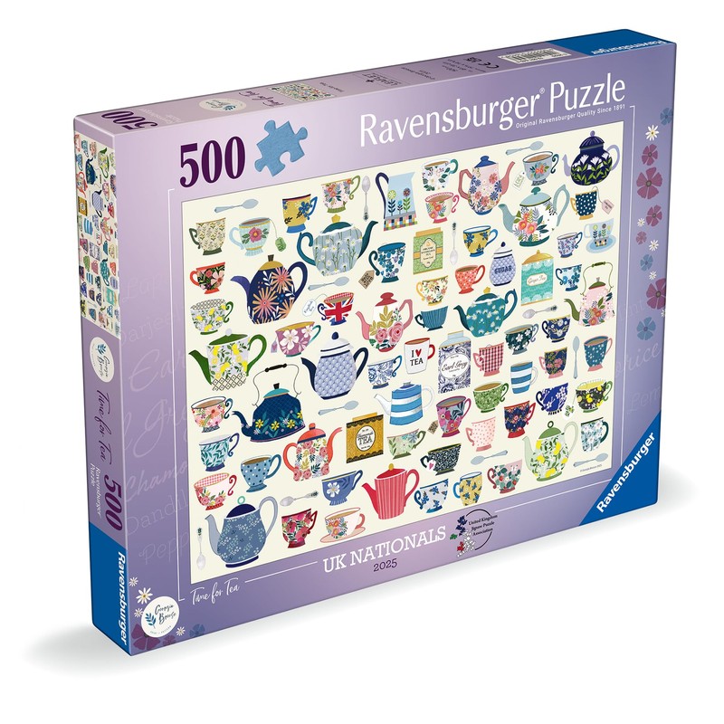 Ravensburger Time for Tea 500 piece Jigsaw Puzzle - Puzzle