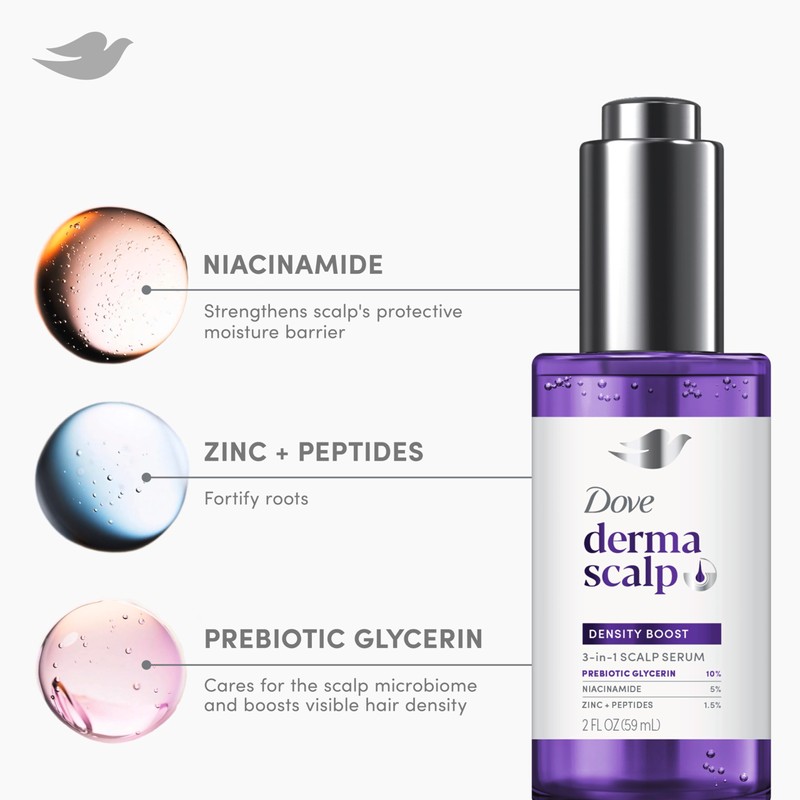 Dove Derma Scalp Density Boost 3-in-1 Scalp Serum 1 ct