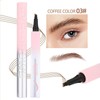 Eyebrow Pen Waterproof - 4-Tip Pen Makeup Pencil Eyebrow Contouring,Precise