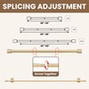 Curtain Rods No Drilling for Windows 28 to 48 Inch,