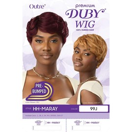 Outre Duby Wig - Human Hair - Maray (JET BLACK 1)