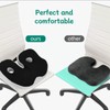 Orthopaedic Seat Cushion, Memory Foam Coccyx Cushion, Ergonomic Office Cushion,