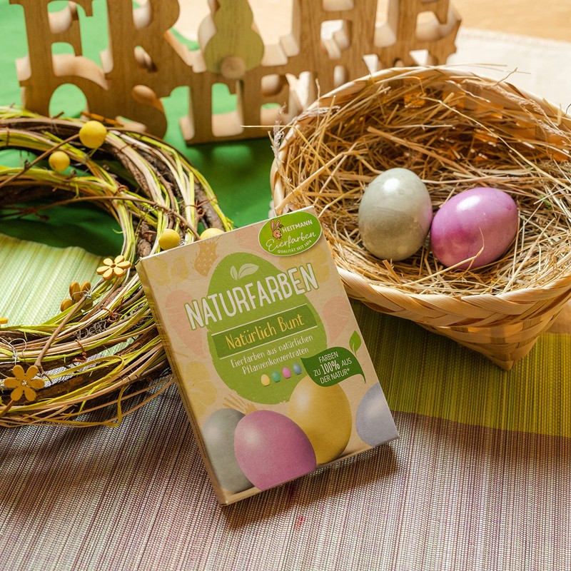 Heitmann Eierfarben - Natural Colours - Yellow/Green/Volet/Blue, 4 g