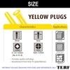 TERF® Premium Quality Yellow Wall Plugs - 5mm x 25mm