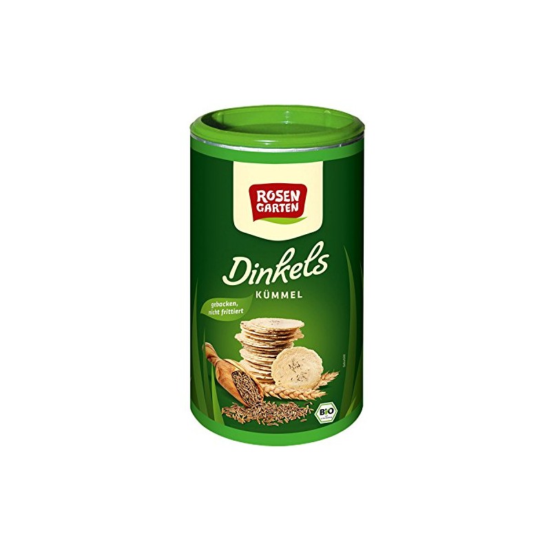 Rose Garden Spelt Organic Cumin, Cracker 100 g