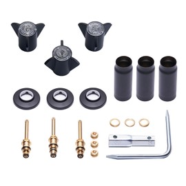 SENTO Bathtub and Shower 3 Handle Tub Trim Set For Sayco Faucets Bathtub Shower, 9B-3H, 9B-3C, 9B-5D, Easy Installation, Heavy Duty Metal, Matte Black