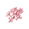 75 Floating Blush Light Pink Pearls-No Hole-Shiny-Jumbo Sizes-Fills 1 Gallon