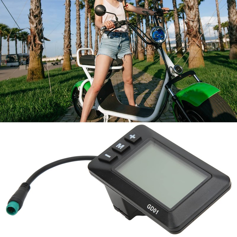 Electric Bicycle LCD Display, Bicycle Ebike Computer 36V 48V LCD