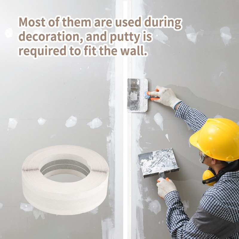 SQIKUQK 100 Feet by 2 Inch Reinforced Corner Drywall Tape
