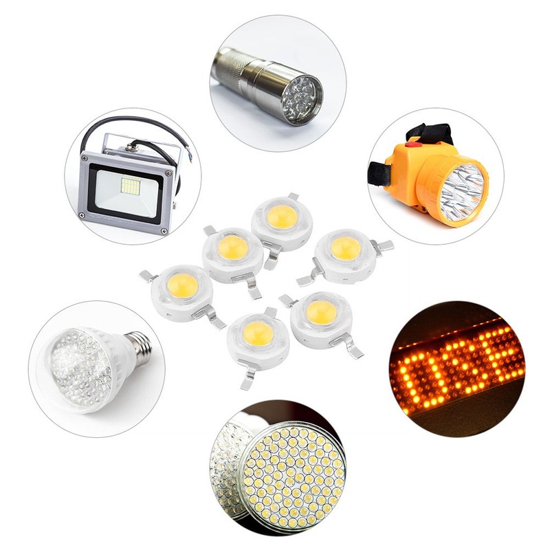 eecoo 1W COB LED Chips, High Power LED Beads SMD