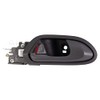 TRQ Front Left Interior Door Handle Gray Drivers Side Compatible
