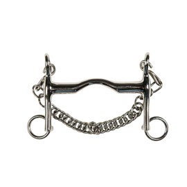 HKM Riding Curb 9884 Silver 15.5 cm