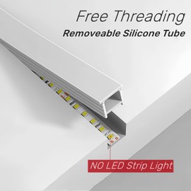 KSDLMPA 33Ft/10M Silicone LED Channel System, Aluminum Profile Substitutes 16x16mm DIY LED Neon Rope Light IP67 Waterproof for 6-12mm LED Strip Light Installation, for Indoor Outdoor Ambient Decor