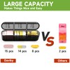 Daviky Weekly Pill Organizer 3X a Day, Travel Pill Box7