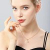 Collar Girasol Para Mujer Chapado En Oro De 18 Quilates