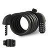 ValueMax Bicycle Lock Combination Lock Cable Lock 150 cm, 5