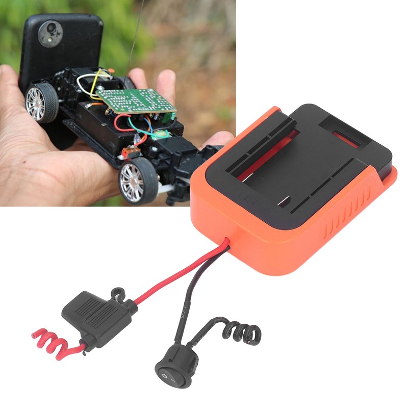 Battery Adapter Dock 40V Power Source Connector with 30A Fuse