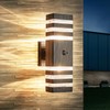 Delicavy Motion Sensor Outdoor Wall Light Fixture Up Down Porch