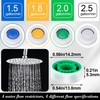 PAGOW 4 Pcs Flow Restrictor Set - 1.5/1.8/2.0/2.5 GPM Reducer,