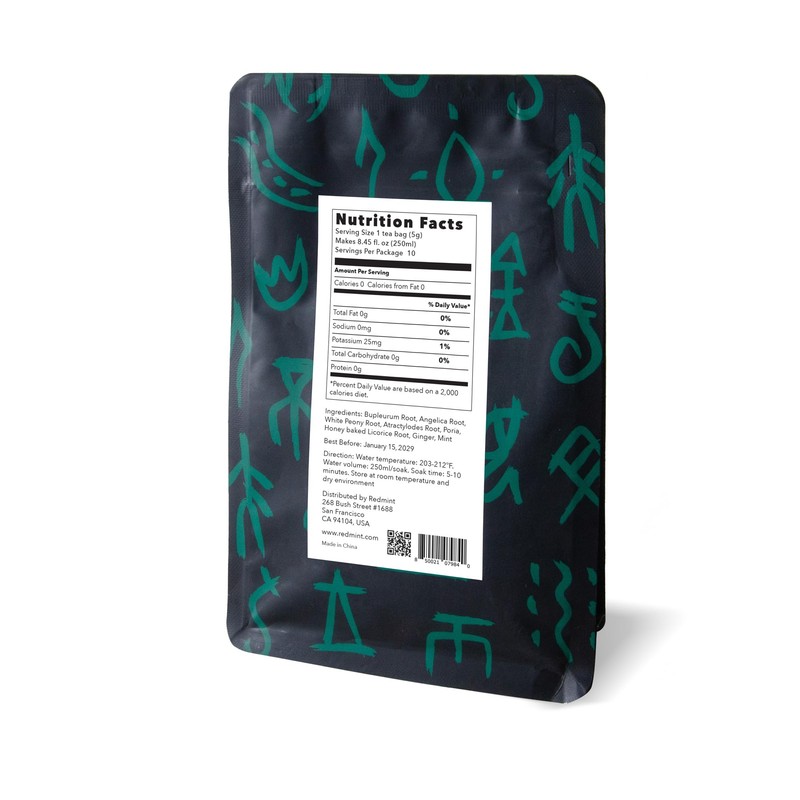 Redmint Herbal Tea Mastery - Stress Zero, Caffeine Free &