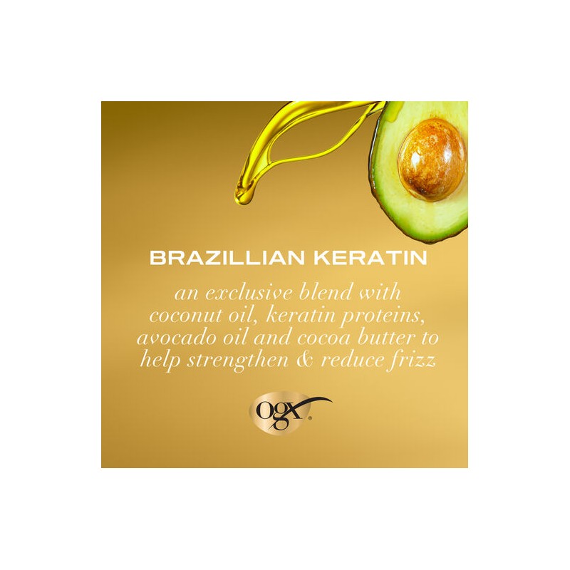 OGX Straightening Brazilian Keratin Therapy Conditioner 385mL