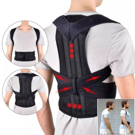 남성 여성 조정 가능한 자세 교정기 코르셋 백 브레이스 벨트 요추 지원 스트레이트 통기성 S-XXXL [L] Adjustable Posture Corrector Corset Back Brace Belt Lumbar Support Straight Breathable S-XXXL [L] for Men and Women