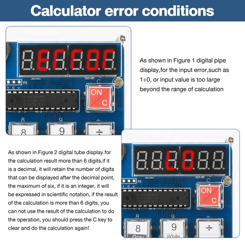 6-Bit Soldering Kit DIY Soldering Exercise Kit with LED Display