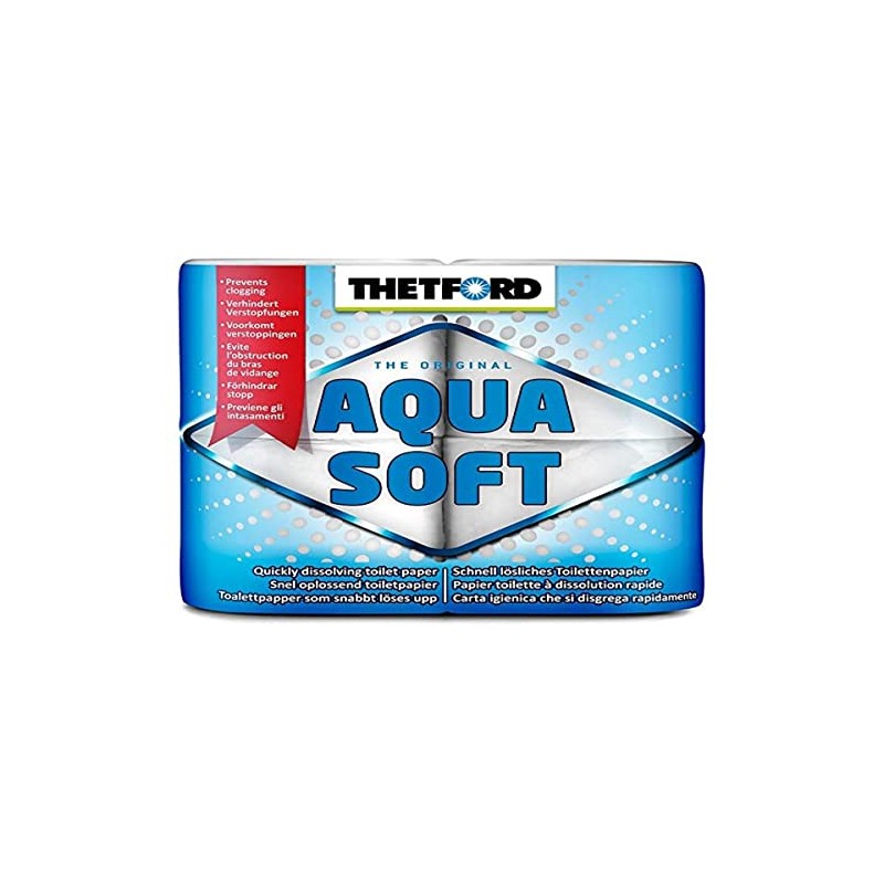 Thetford Toilettenpapier Aqua Soft 4 Rollen