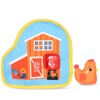 Fisher-Price for Pets Chicken Coop Peek-a-Boo Burrow Dog Toy, Flattie
