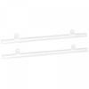 sourcing map PVC Poster Rail 30 cm / 12 Inches