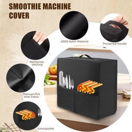 Slushi Machine Cover for Ninja SLUSHi FS301EU, Klammer Slush Machine, Dust Cover Water, Dustproof, with Suede Cloth (48 x 43 x 20 cm)