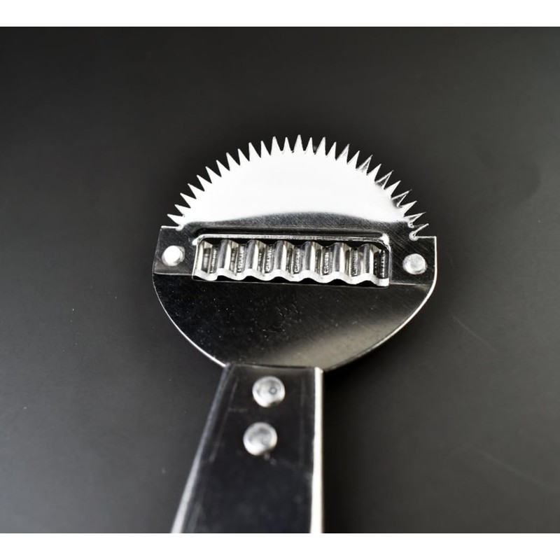 Traditional Coconut Scraper with Handle Stainless Steel Blade Kitchen Grater