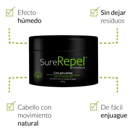 Cera Para Peinar Profesional Sure Repel Repelente De Piojos Ideal Para Un Look Increible Protegido De Los Indeseables Piojos Y Con Agrdable Aroma A Lavanda