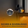 FLAMMENWIND Fireplace Fan without Electricity, Includes Thermometer and Storage Box