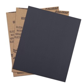 Auniwaig 800 Grits Sanding Sheets Wet Dry Silicon Carbide Sandpaper for Wood Furniture Metal Automotive Polishing 9" x 11" -3PCS