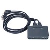 USB KVM Switch 2 Ports Wired HD Multimedia Interface KVM