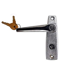 Garage Door Part Exterior Side Lock L-Handle w/Keys