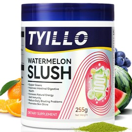 Tyillo Super Greens Powder, Greens Superfood Powder Immunity & Digestive Support with Spirulina & Chlorella, Gluten Free, Vegan, Bloating Relief, and Gut Wellness for Women & Men-30 Servings