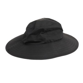 Jack Wolfskin 5024992 ECO RAIN HAT V2 Unisex Waterproof Breathable Rain Hat (TEXAPORE ECOSPHERE PRO: Windproof), 6000_BLACK