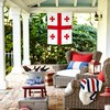 Republic of Georgia Flag 3x5 Ft Double Sided with 2