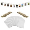 20 Pack White Paper Photo Frames Measuring 4x6 Inch with