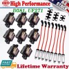 CARBOLE 8Pcs High Performance Ignition Coil & Wires Set For