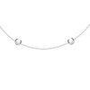 Tuscany Silver Women's Sterling Silver Station Ball Chain of 40cm