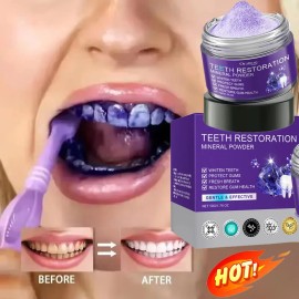 Unbranded Dental Restoration Mineral Powder, Mineral Tooth Powder, Teeth Whitening-2025