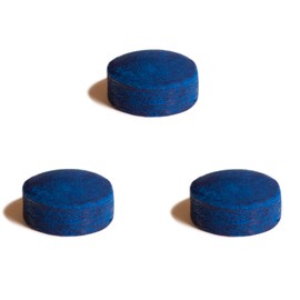 Tweeten Hi-Chrome Billiard Pool Cue Tips Fibre Company, Pack of 3 (14 mm)