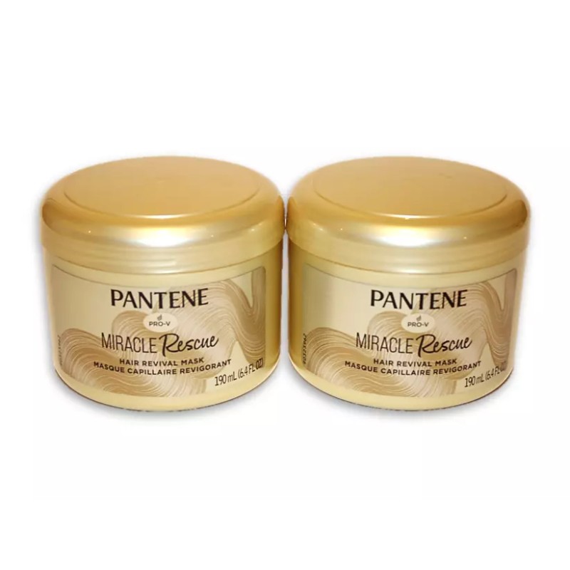 Pantene 2 Miracle Rescue Hair Revival Masks 6.4 oz. Pro-V