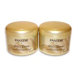Pantene 2 Miracle Rescue Hair Revival Masks 6.4 oz. Pro-V Dry Damaged Hair NEW!