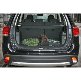 TrunkExpert Boot Net Compatible with Jeep Grand Cherokee WJ SUV: 1998-2004, Luggage Net with 4 Hooks for Attaching, Organiser, Elastic Boot Net Organiser & Securing for Car Net